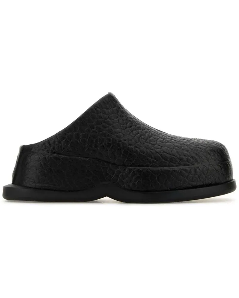 Alexander McQueen Wave Mules - Schwarz Schwarz