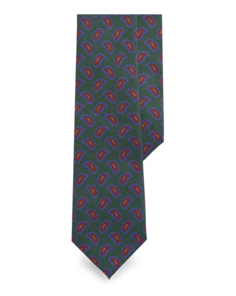 Ralph Lauren Krawatte aus Seide mit Paisley-Print - Grün Grün