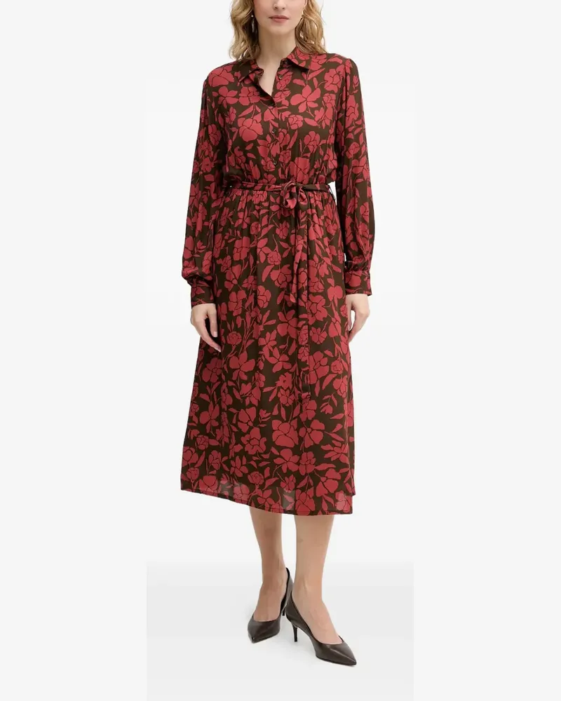 Benetton floral-pattern midi dress - Braun Braun
