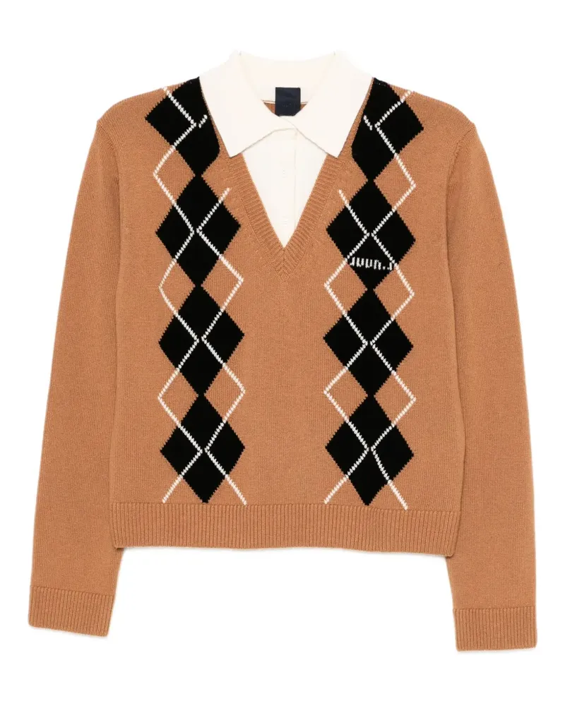 JUUN.J Poloshirt im Layering-Look - Braun Braun