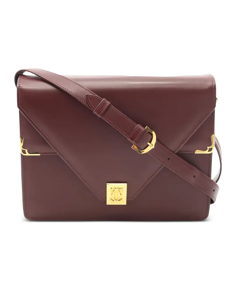 Cartier Mast Line Schultertasche - Rot Rot