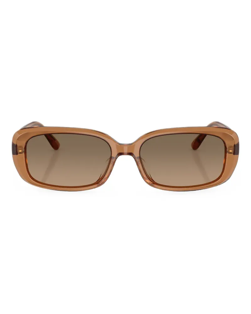 Oliver Peoples Elietta Sonnenbrille mit rechteckigem Gestell - Braun Braun