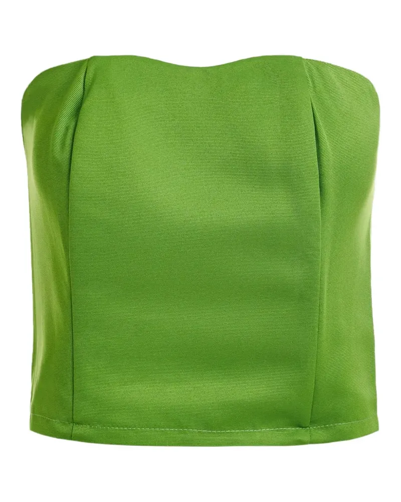 Essentiel smocked-back tube top - Grün Grün