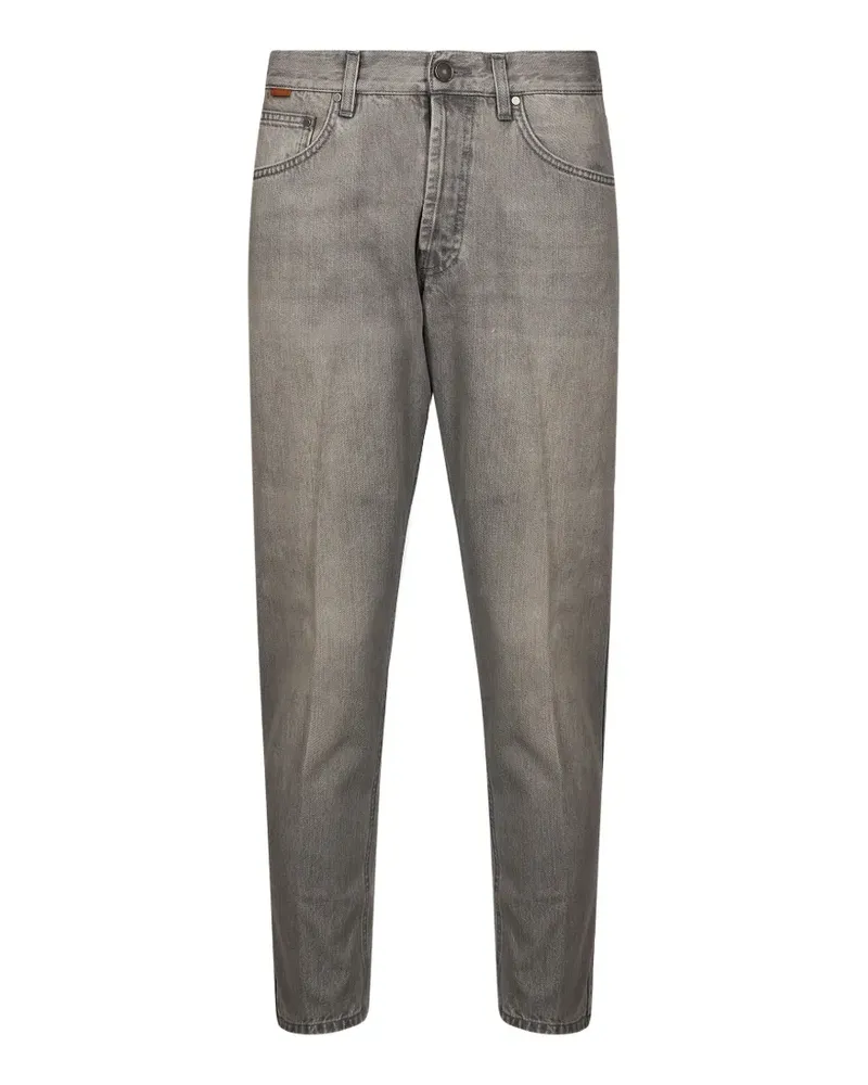 LARDINI Ausgeblichene Slim-Fit-Jeans - Grau Grau