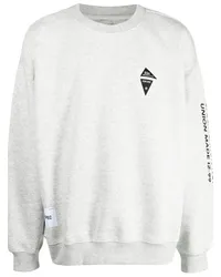 Izzue Pullover mit Logo-Print Grau