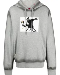 Mostly Heard Rarely Seen Hoodie mit Throwing the Bouquet-Print Grau