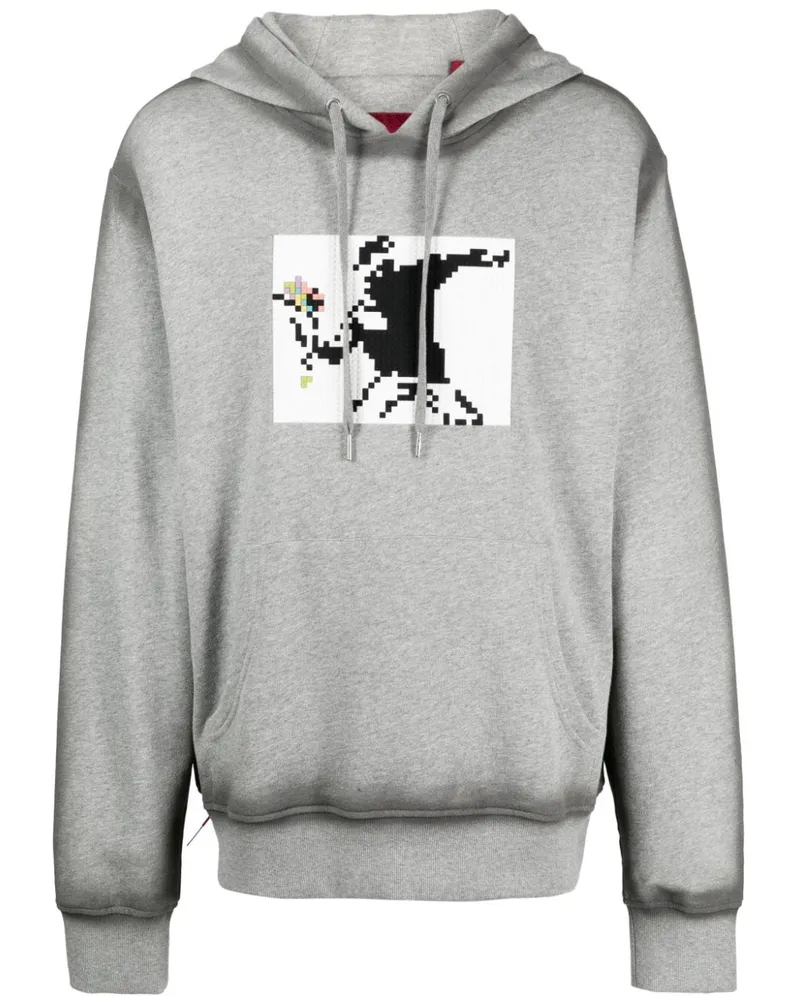 Mostly Heard Rarely Seen Hoodie mit Throwing the Bouquet-Print - Grau Grau
