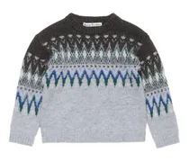 Pullover mit Fair-Isle-Muster - Grau