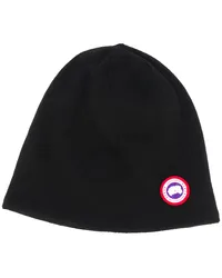 Canada Goose Mütze mit Logo-Patch Schwarz