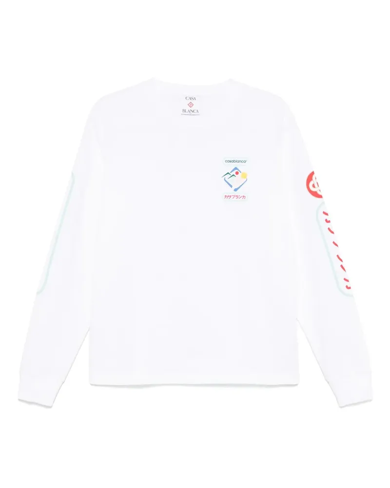 Casablanca Paris Fuji Dream Sweatshirt - Weiß Weiß