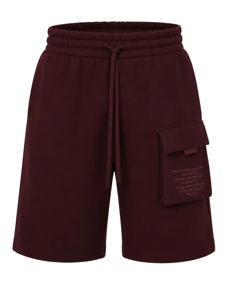 Dolce & Gabbana Cargo-Shorts mit Logo-Print - Braun Braun