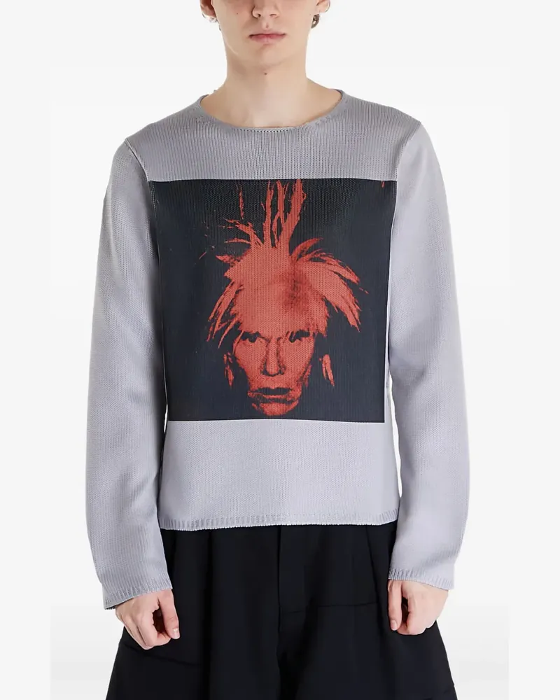 Comme des Garçons Sweatshirt mit grafischem Print - Grau Grau