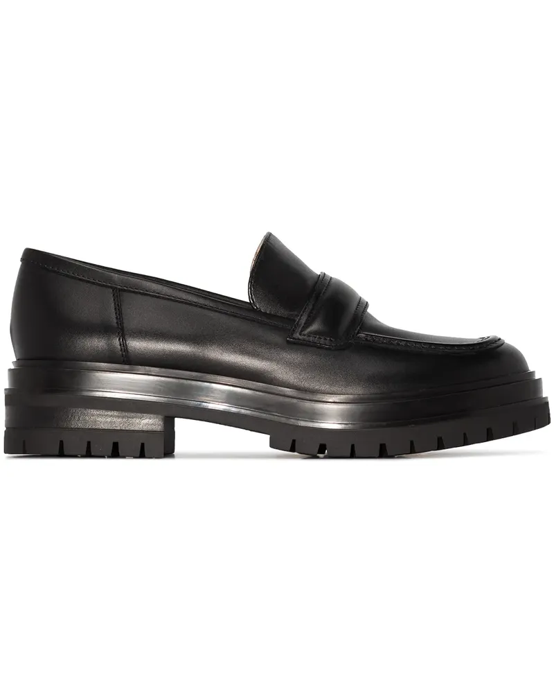 Gianvito Rossi Argo Loafer - Schwarz Schwarz