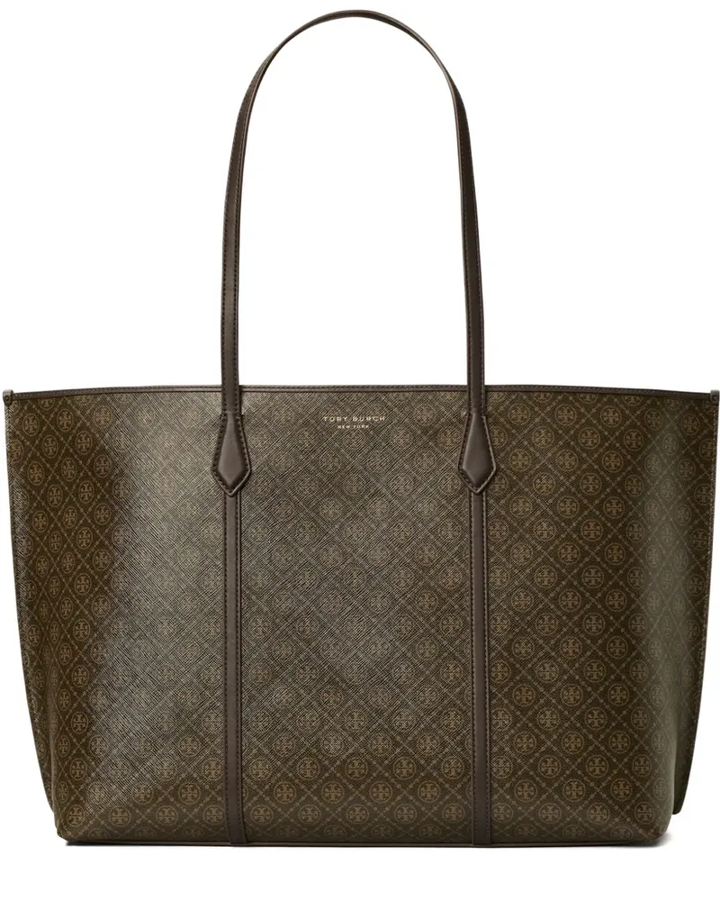 Tory Burch Perry Tote Bag mit Logo - Braun Braun