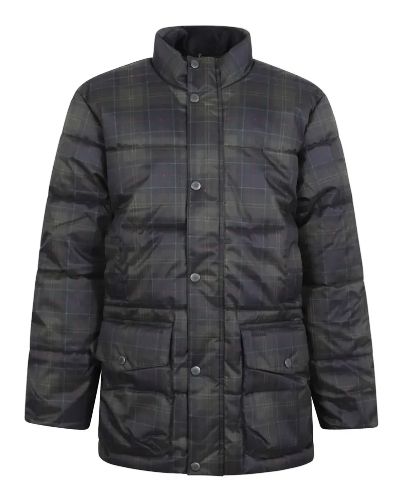 Barbour Gesteppte Lonnen Jacke mit Schottenkaro - Grün Grün