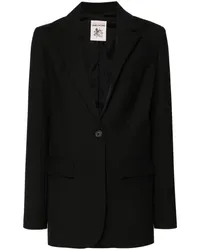 Semicouture Einreihiger Blazer Schwarz