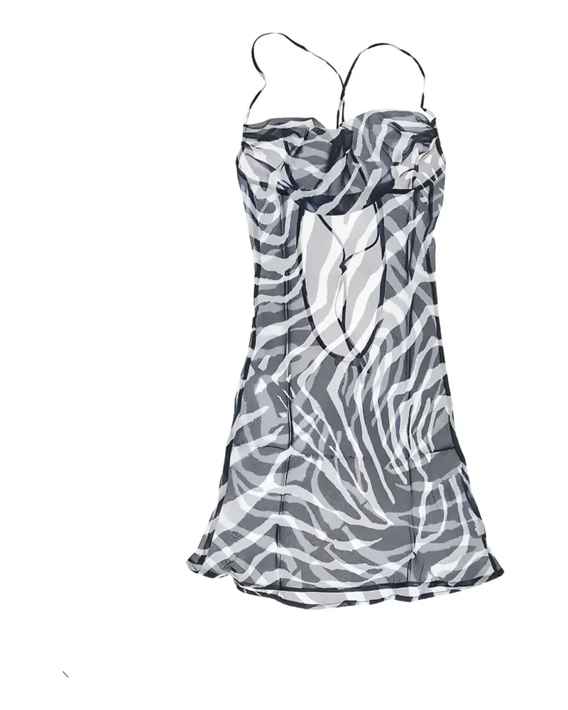 Reina Olga Carioca Minikleid - Blau Blau