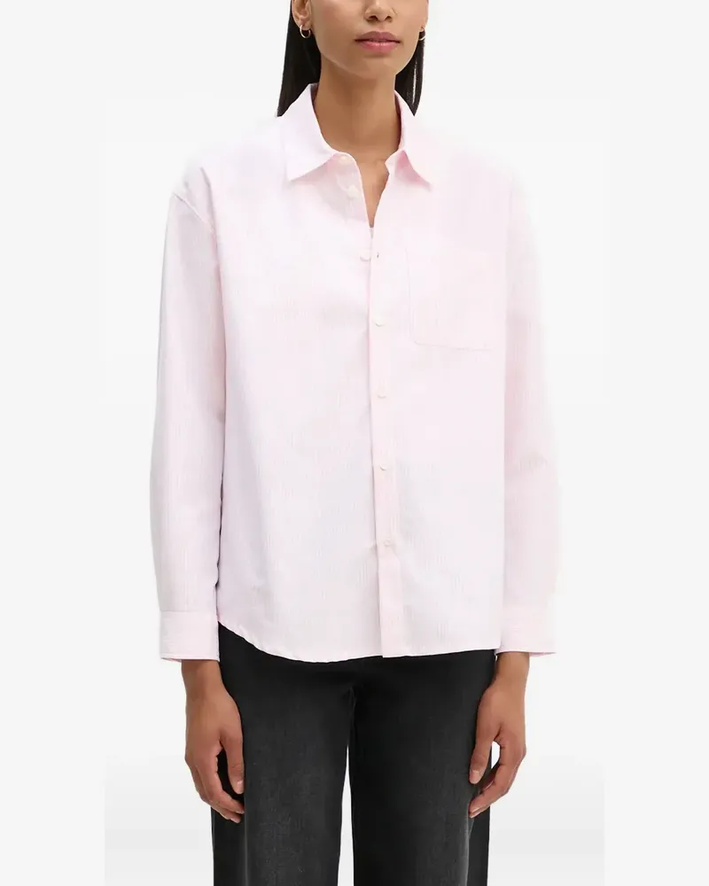 A.P.C. Gestreiftes Hemd - Rosa Rosa