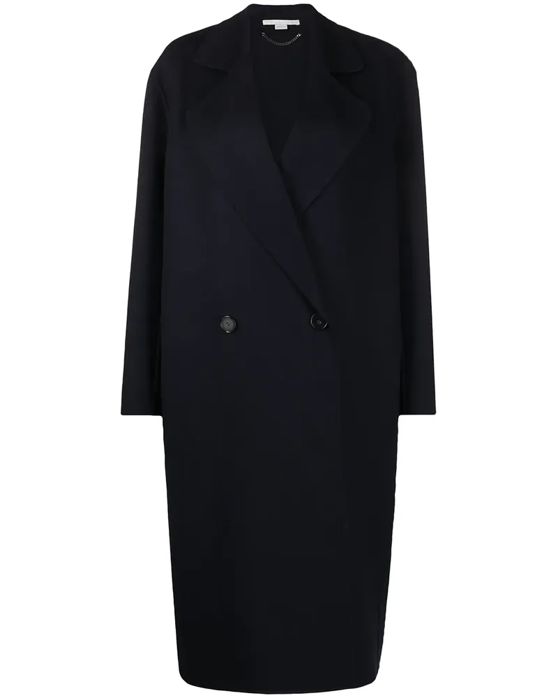 Stella McCartney Doppelreihiger Mantel - Blau Blau