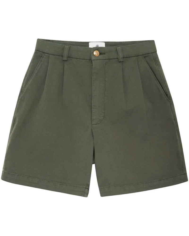 Anine Bing Plissierte Carrie Shorts - Grün Grün