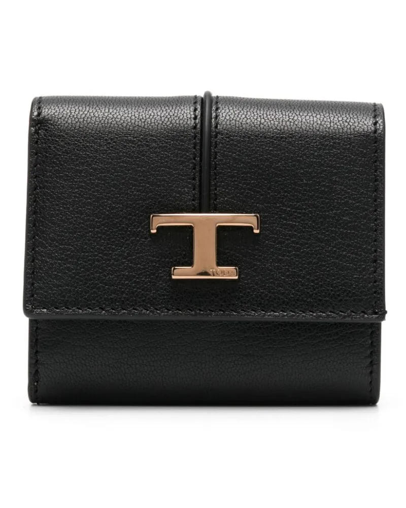 TOD'S T Timeless Portemonnaie Schwarz