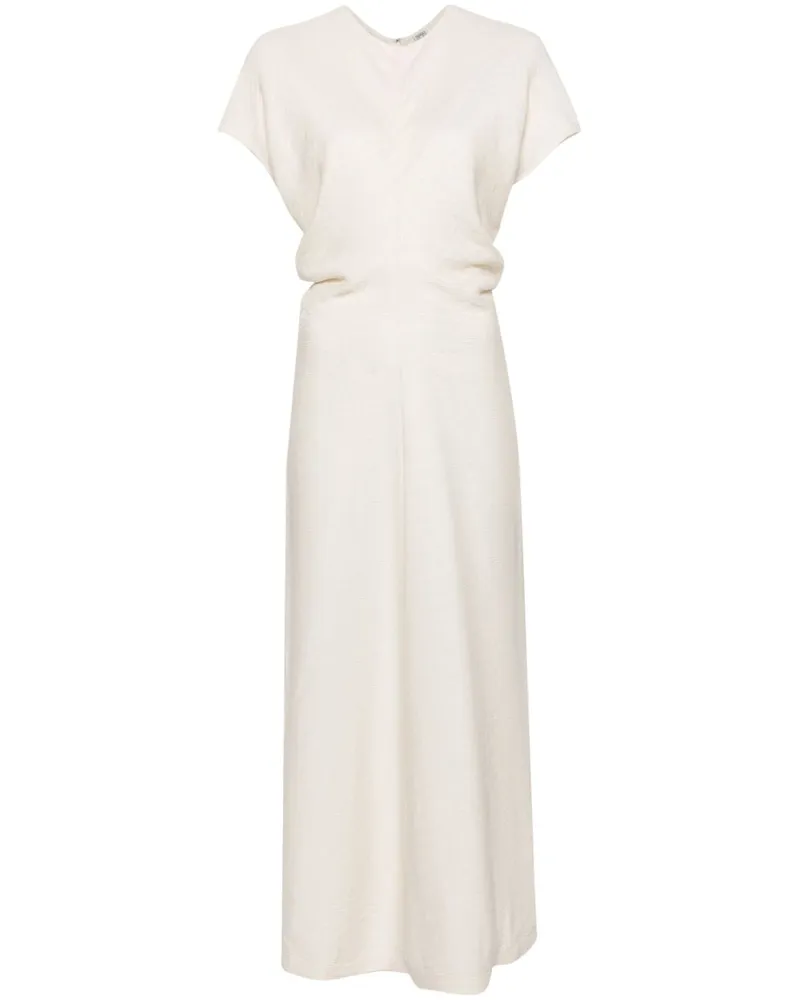 Totême Drapiertes Maxikleid - Nude Nude