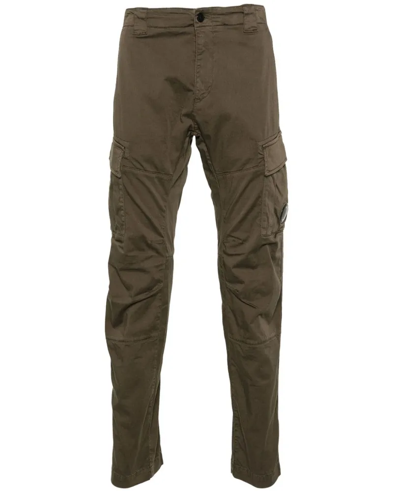 C.P. Company Cargohose mit Linsen-Detail - Grün Grün