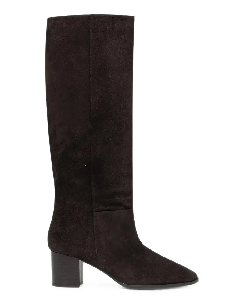 Billi Bi Kniehohe Stiefel mit Blockabsatz - Braun Braun