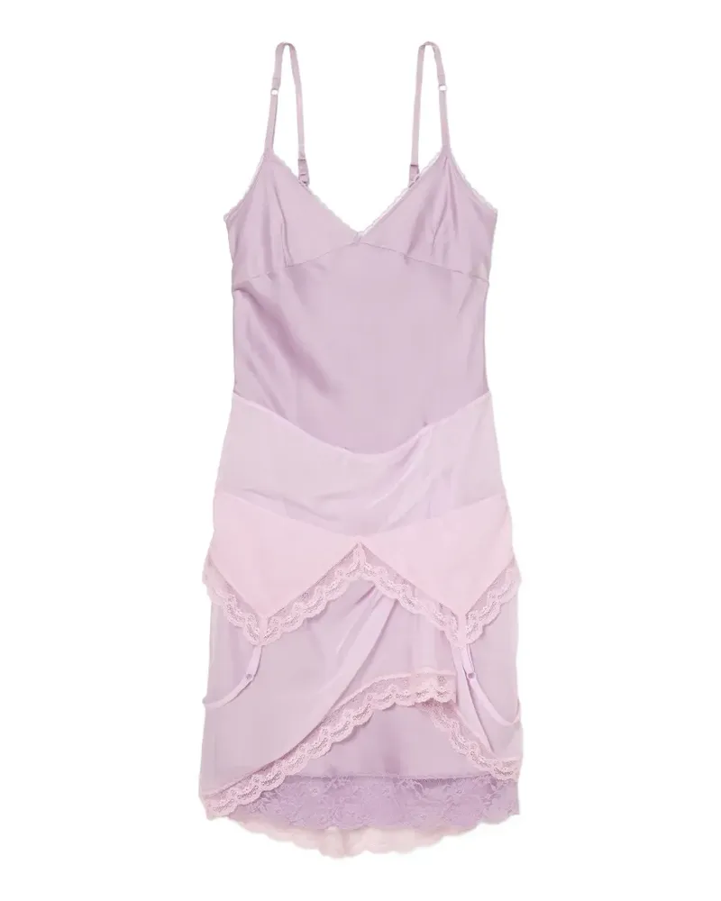 Marc Jacobs layered satin slip dress - Violett Violett