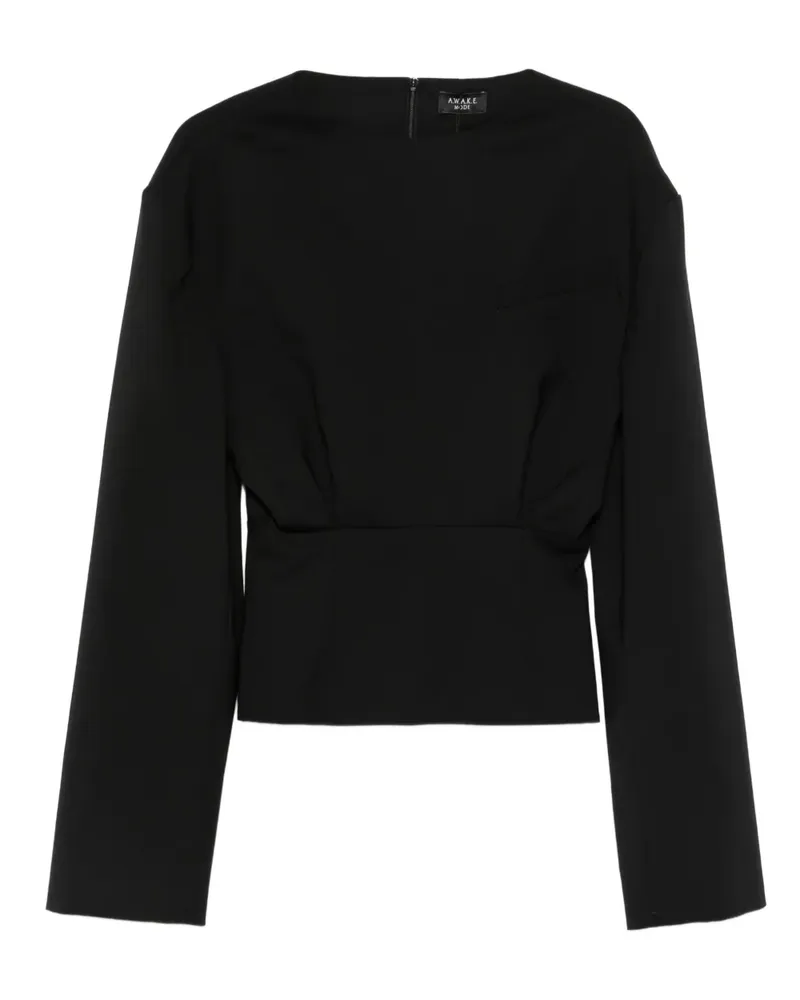 A.W.A.K.E. Oberteil mit Rundhalsausschnitt - Schwarz Schwarz