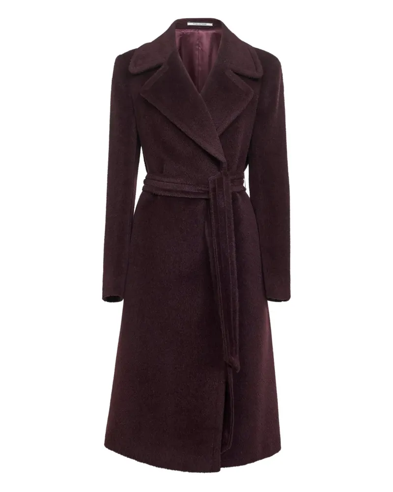 Tagliatore wide-lapel belted coat - Violett Violett