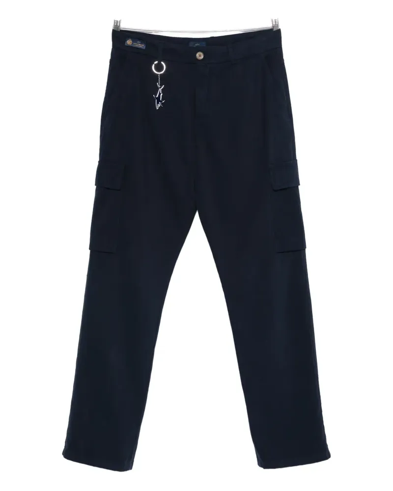 Paul & Shark logo-charm cargo pants - Blau Blau