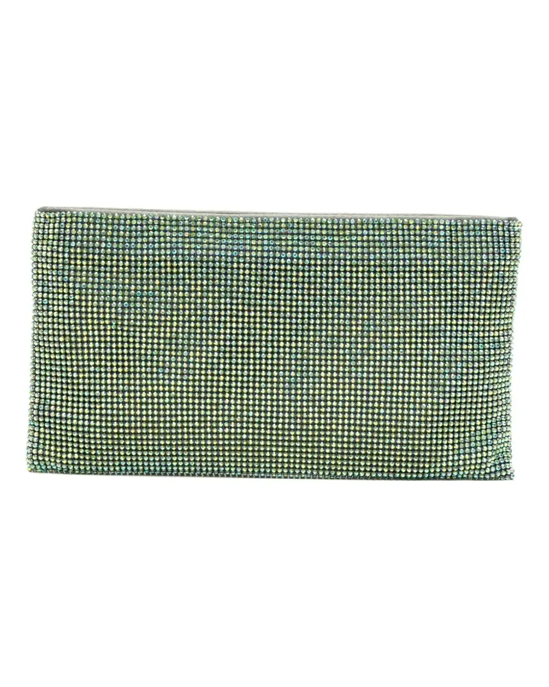 Benedetta Bruzziches crystal-embellished shoulder bag - Grün Grün