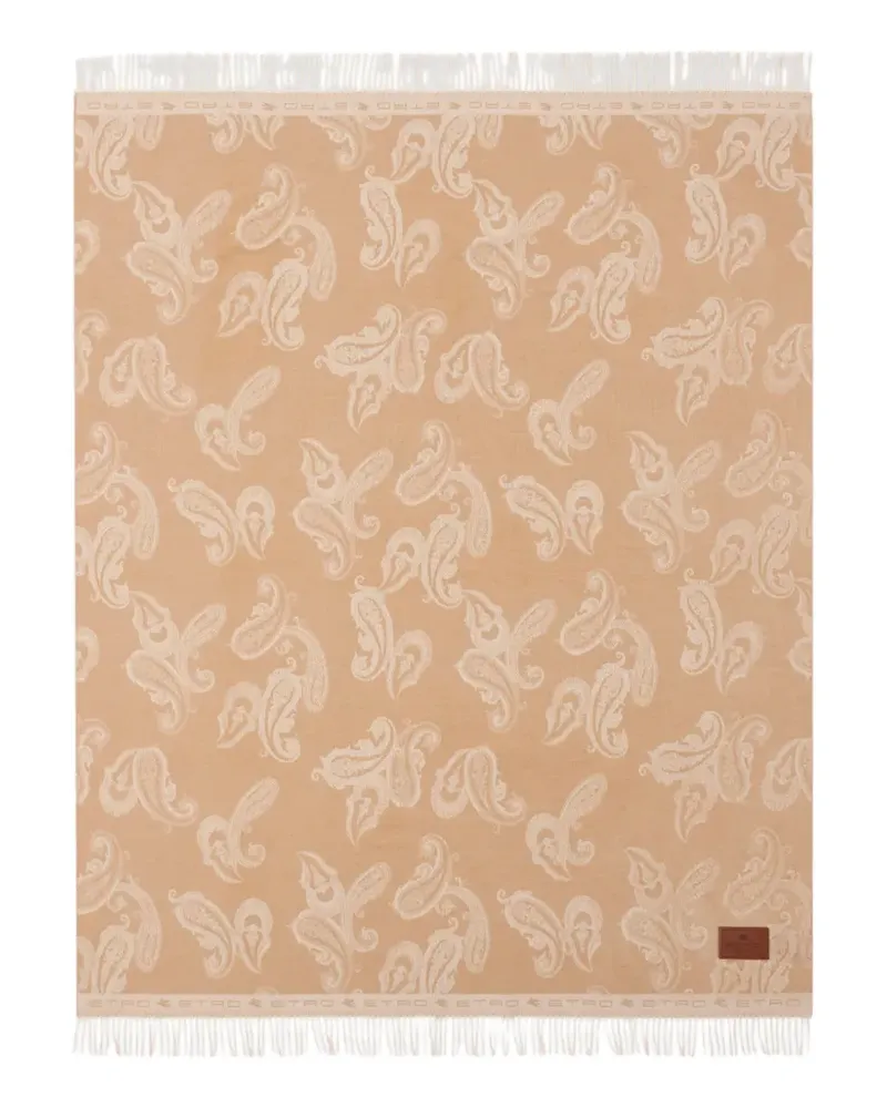 Etro Decke mit Paisleymuster - Nude Nude