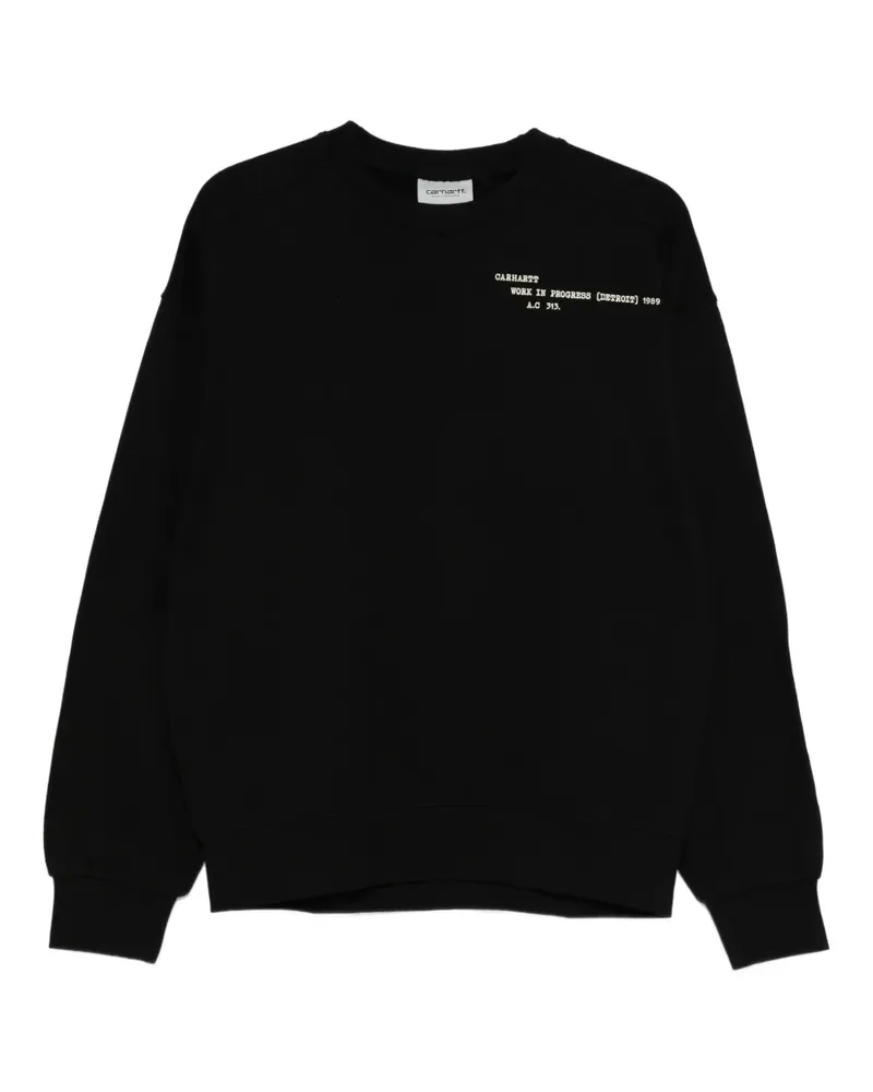 Carhartt WIP Punched sweatshirt - Schwarz Schwarz