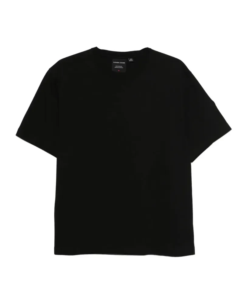 Canada Goose logo-patch T-shirt - Schwarz Schwarz