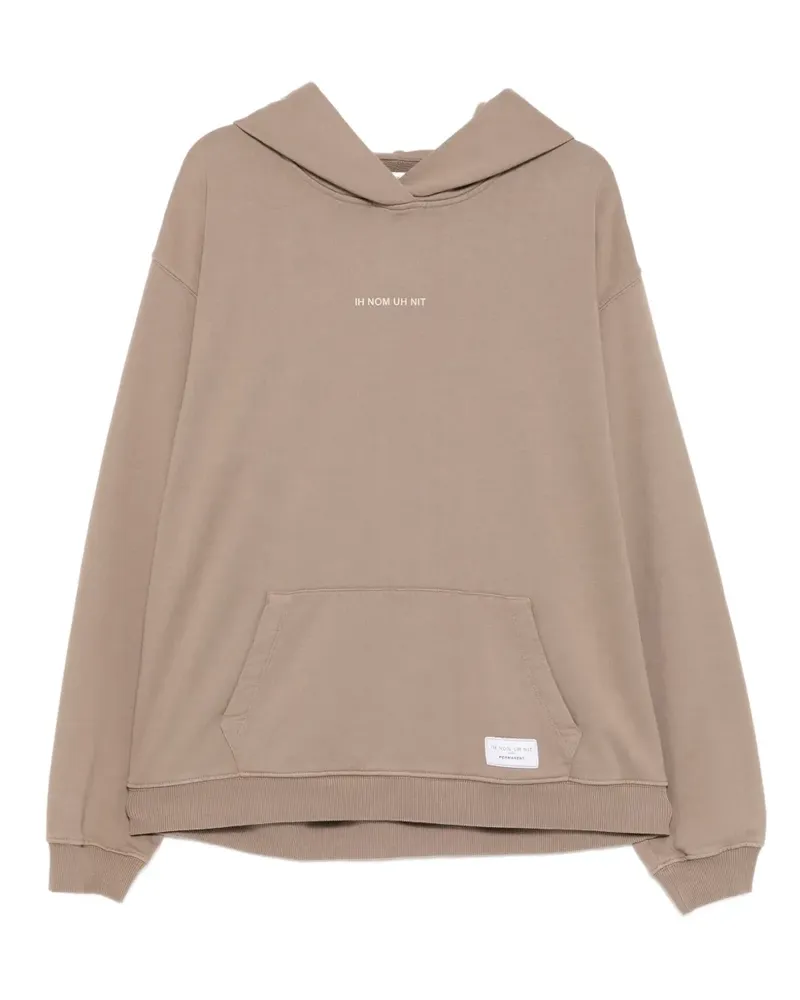IH NOM UH NIT Hoodie mit Logo - Braun Braun