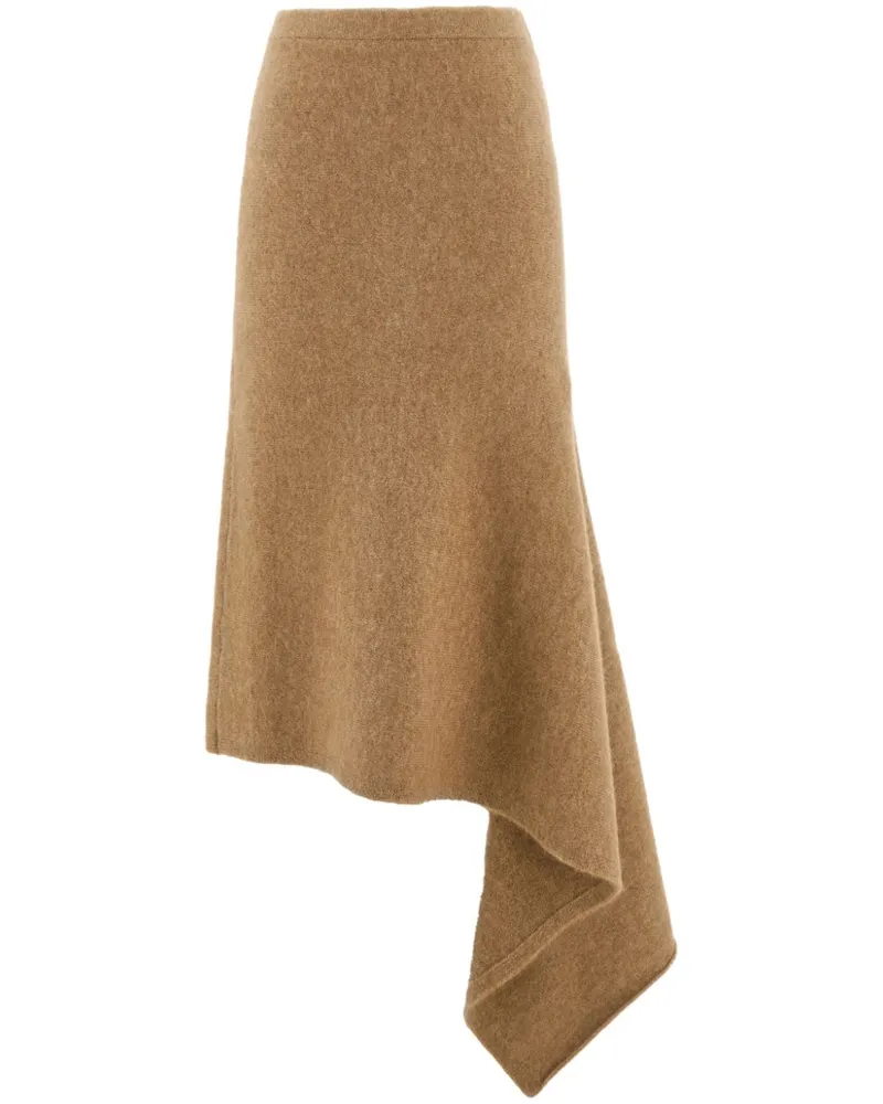 Ferragamo Asymmetrischer Rock - Nude Nude