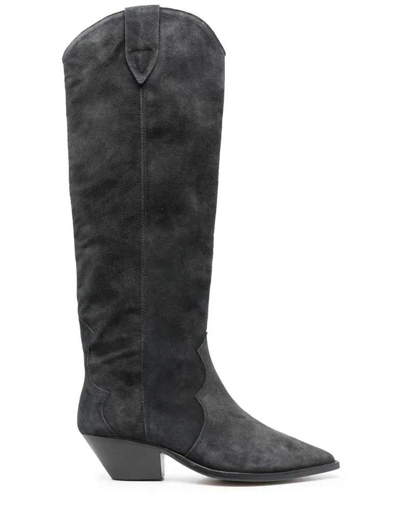 Isabel Marant Denvee Stiefel 50mm - Schwarz Schwarz