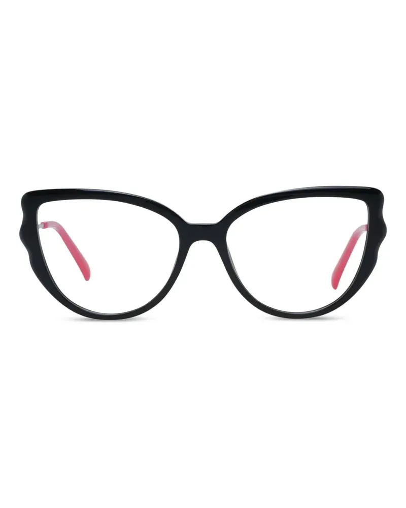 Emilio Pucci Cat-Eye-Brille - Schwarz Schwarz