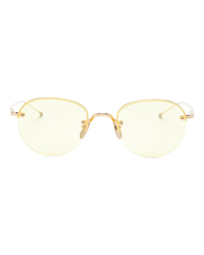 Thom Browne round-frame sunglasses - Gold Gold