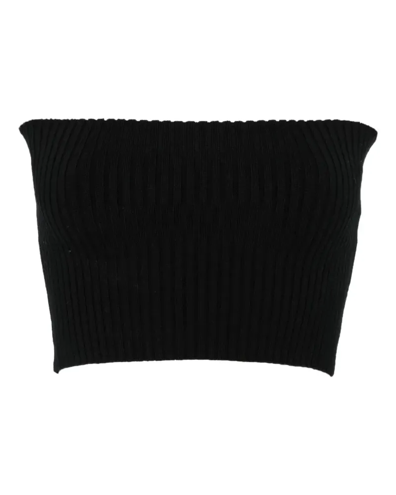Chloé ribbed-knit bandeau top - Schwarz Schwarz