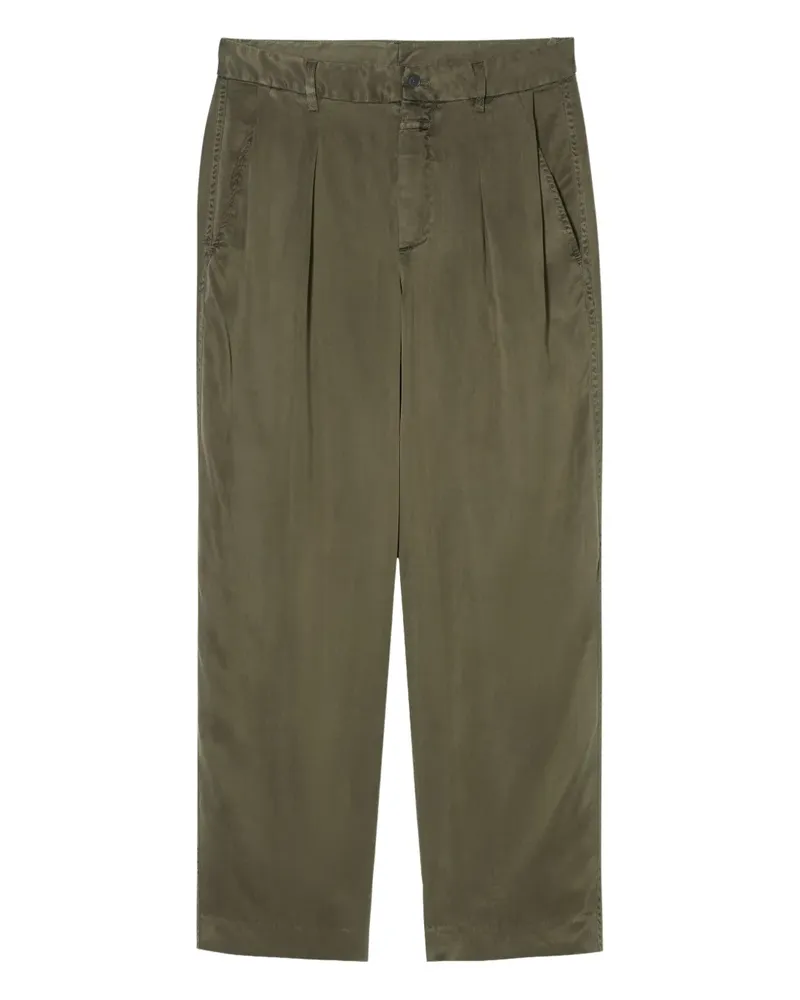 Closed Ruthy pleated trousers - Grün Grün
