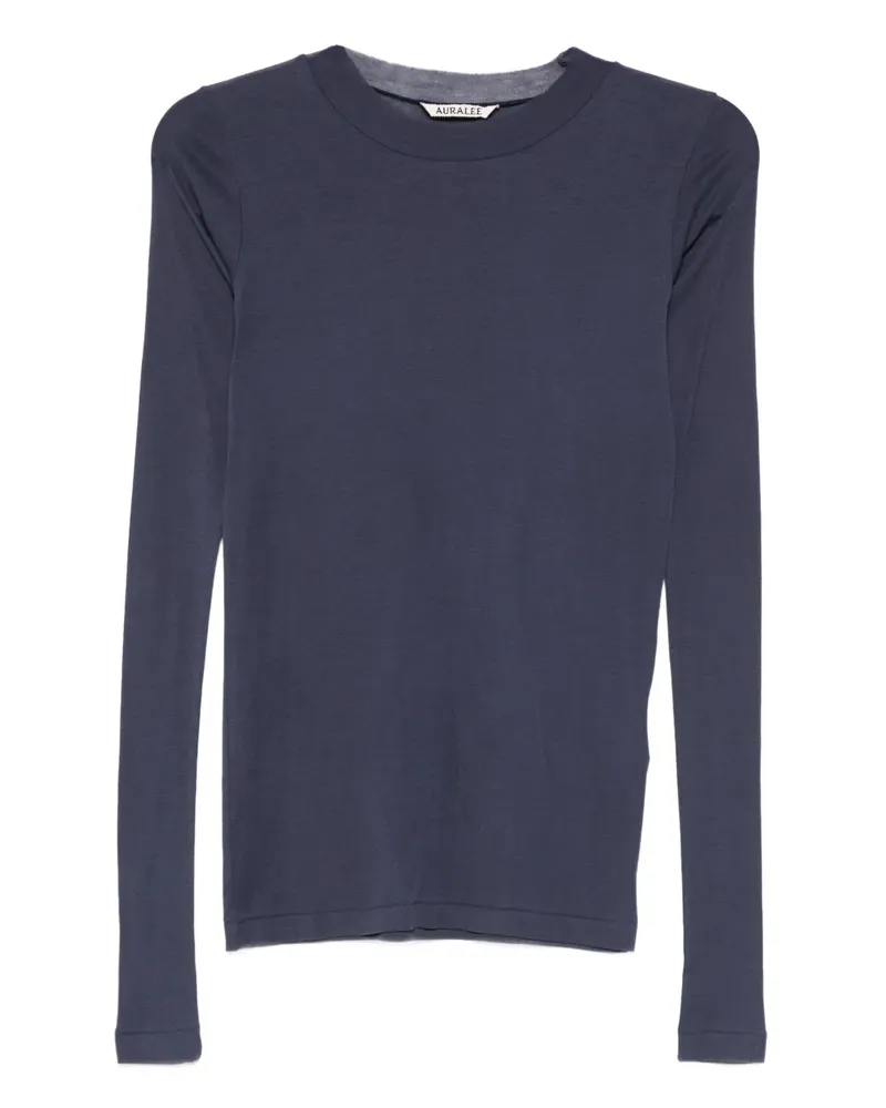 AURALEE long-sleeve knitwear - Blau Blau