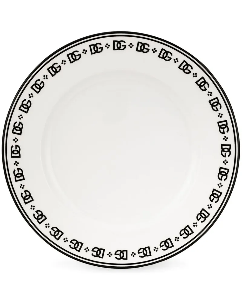 Dolce & Gabbana Platzteller aus Porzellan - Weiß Weiß