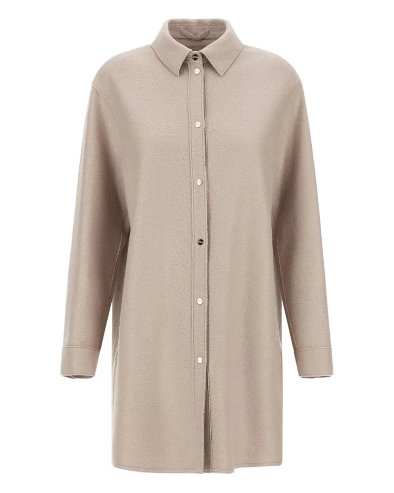 Herno Hemdjacke mit Knopfleiste - Nude Nude