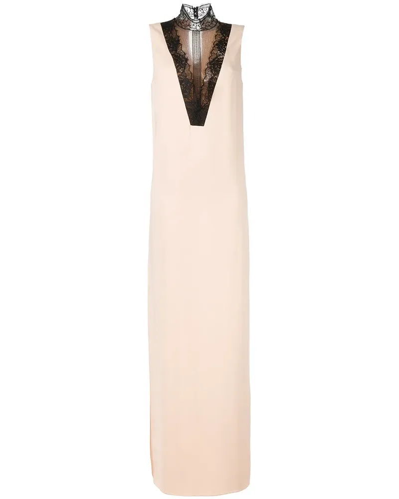Lanvin Maxikleid aus Seide - Nude Nude
