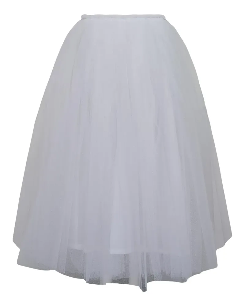 Comme des Garçons textured midi skirt - Weiß Weiß