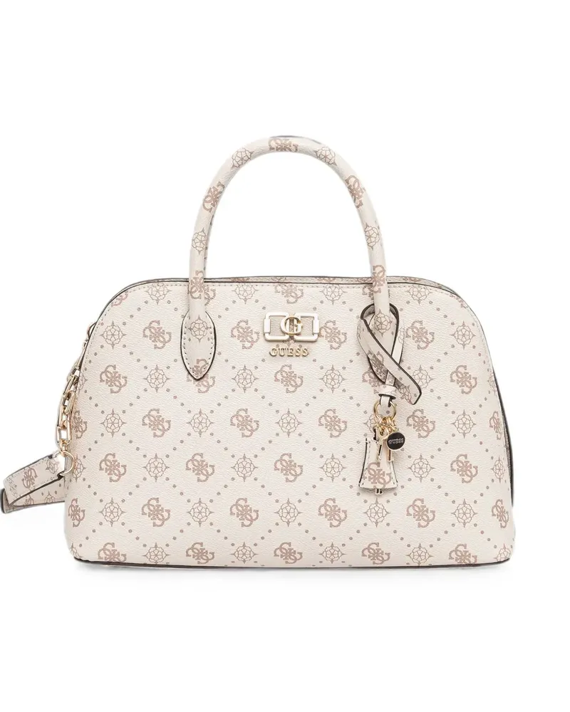 Guess Emelie monogram-print tote bag - Nude Nude