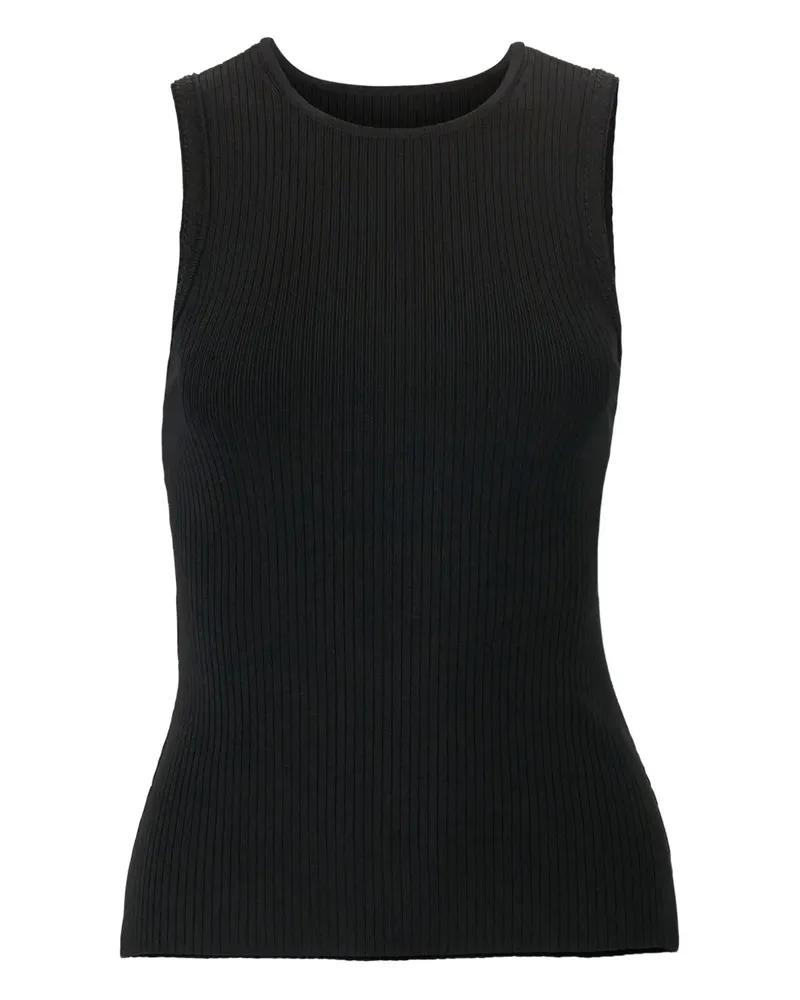 Carolina Herrera New York Geripptes Trägershirt - Schwarz Schwarz